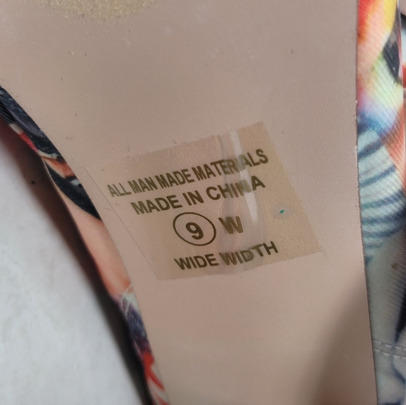 Chase + Chloe Emelia Graffiti Open Toe Lace Up Ankle Boot Heels - Picture 10 of 12